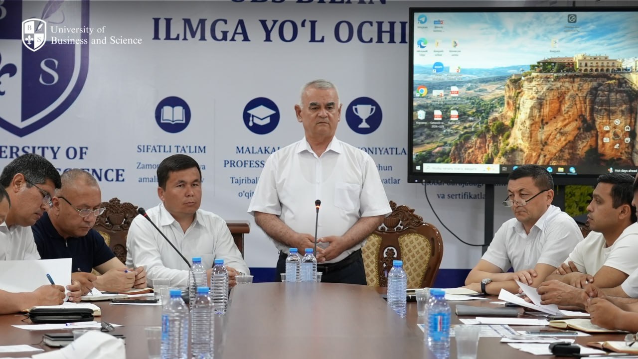 UBSda qabulga oid vazifalar belgilab olindi 