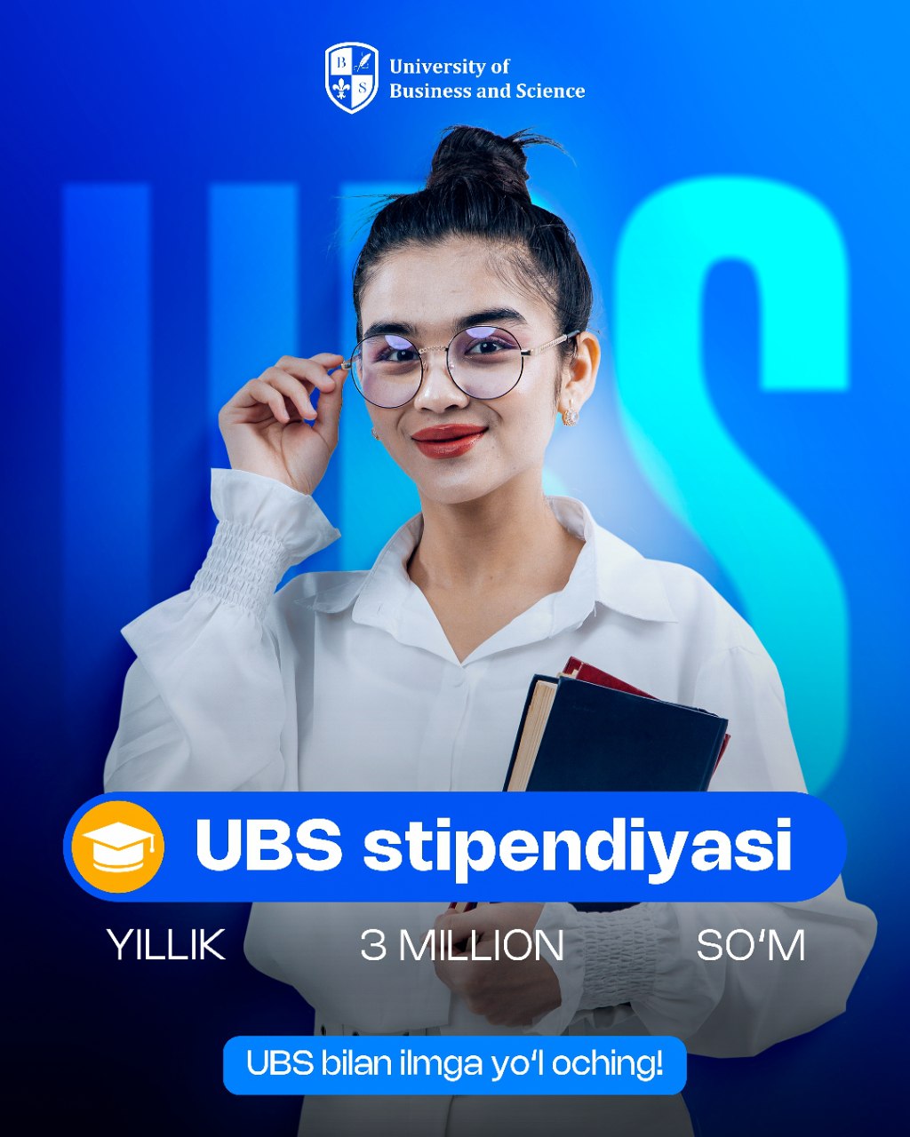 UBS endi talabalariga stipendiya ham beradi!